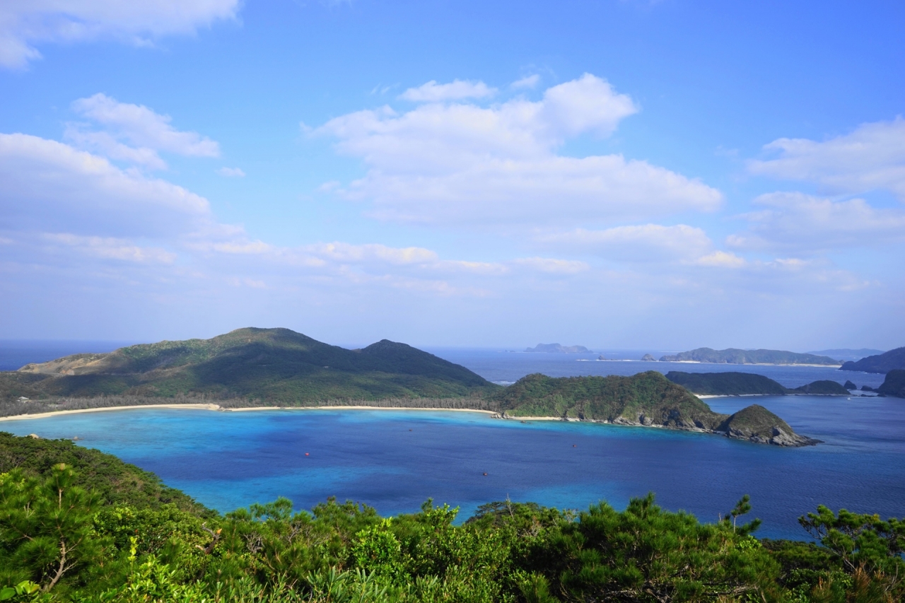 座間味島の高月山展望台