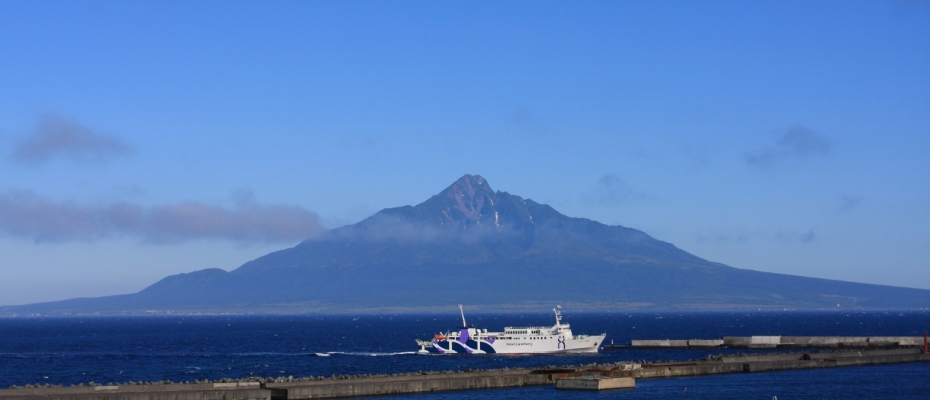 利尻島　利尻山