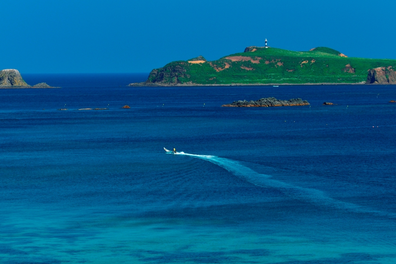 礼文島　スコトン岬